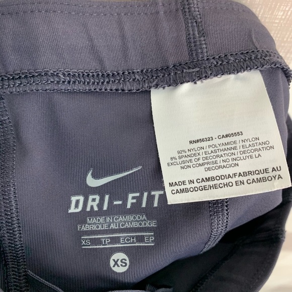 Nike Dri-Fit Athletic Running Boy Short Gray - Picture 5 of 5